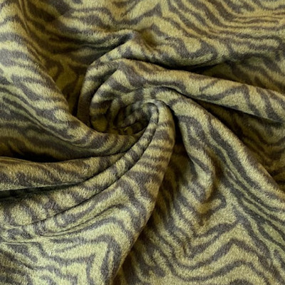 VELUR W SOFT ANIMAL PRT DSN # ZEBRA # GUACAMOLE