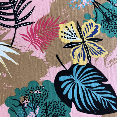 LAN VISKOZA 10 PRT DSN # 20681 LEAVES # ROSE GREEN