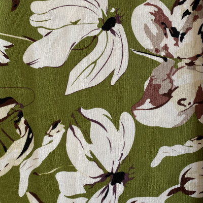 LAN VISKOZA 10 PRT DSN # B FLOWERS # GREEN