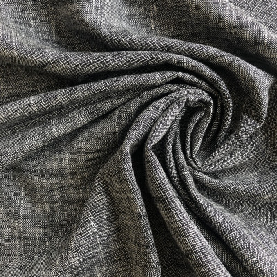 LAN VISKOZA DENIM LOOK BLACK