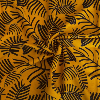 LAN VISKOZA 10 DGT PRT DSN # LEAVES # D YELLOW BLACK