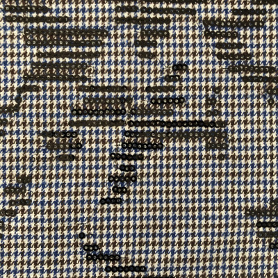 STOF CO CHECKS DION EMB DSN # 01314 PEPITO BLUE # APSTRACT EMB