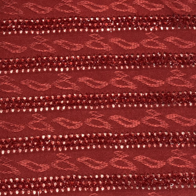 POLY KNIT CHENILLE LRX # 1102 ROUGE POMPEI
