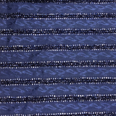 POLY KNIT CHENILLE LRX NAVY