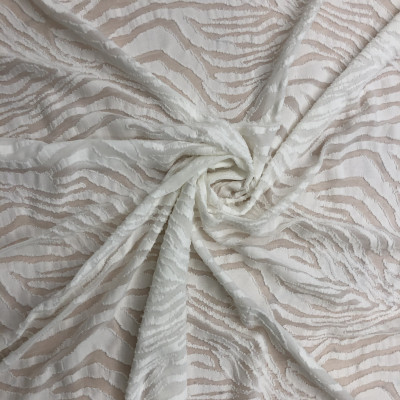 POLY KNIT URAGIRI JQD DSN # ZEBRA # WHITE OFF