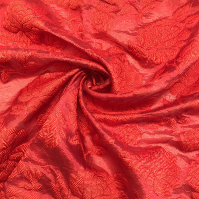 ORGANDIN N JQD DSN # B FLOWERS # RED