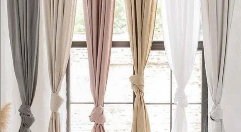How to choose fabrics for curtains and tablecloths