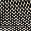 02140187-13120 - POLY KNIT BRILIANT EMB SEMICIRCLE BLACK SLV širine 1.5 m, gramaže 194 g/m2. Poliesterska trikotaža sjajnim lureksom i nitnama, za svečane kolekcije.