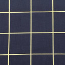 03041114-12813 - KEPER STRECH SATEN PRT CHECKS PLAID NAVY širine 1.4 m, gramaže 197 g/m2. Satenizirana pamučna tkanina sa printom, za svečane komlete, odela.