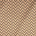 03041114-14782 - KEPER STRECH SATEN PRT NET CAFE BLACK širine 1.4 m, gramaže 197 g/m2. Satenizirana pamučna tkanina sa printom, za svečane komlete, odela.