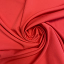 05021222-1863 - STOF P FINE TWILL LUX RED MARLBORO širine 1.5 m, gramaže 201 g/m2. Univerzalna poliesterska tkanina sa twill tkanjem, lepim padom, mekana na dodir. 