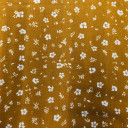 06022118-13946 - KOSULJAR VIS CHALIS PRT S FLOWERS YELLOW širine 1.4 m, gramaže 125 g/m2. Viskozni košuljarac sa printom, lagan i lepršav, za haljine, košulje.