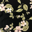 06022118-15695 - KOSULJAR VIS CHALIS PRT B FLOWERS BLACK širine 1.4 m, gramaže 125 g/m2. Viskozni košuljarac sa printom, lagan i lepršav, za haljine, košulje.