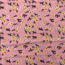 06022118-15698 - KOSULJAR VIS CHALIS PRT S FLOWERS ROSE širine 1.4 m, gramaže 125 g/m2. Viskozni košuljarac sa printom, lagan i lepršav, za haljine, košulje.