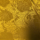 06022313-13836 - KOSULJAR S SATIN JQD FLOWERS GOLDEN PALM širine 1.5 m, gramaže 116 g/m2. Satenizirani košuljarac sa žakard efektom, za haljine, bluze.