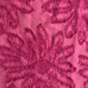 06022348-14134 - KOSULJAR S TALIA FLOWERS PINK GLO širine 1.5 m, gramaže 140 g/m2. Tanak muslin sa resama, lepršav i prijatan, za haljine, bluze.