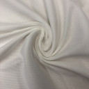 0604138-917 - RENDER TT-100 WHITE OFF širine 1.1 m, gramaže 346 g/m2. Render za futer,rastegljiva pamučna tkanina, rebraste strukture, za ranfle na rukavima.