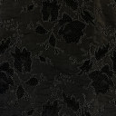 06104412-13203 - JQD S BAROQUE DULL FLOWERS BLACK širine 1.6 m, gramaže 225 g/m2. Elegantan žakard sa lureks sjajem, čvrst, za šivenje odela, haljina.