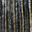 08020051-13554 - KRZNO TEDDY FOIL PRT ANIMAL LINE BLACK širine 1.6 m, gramaže 259.5 g/m2. Krzno od veštačke dlake sa foilom i printom,sezona Jesen Zima.
